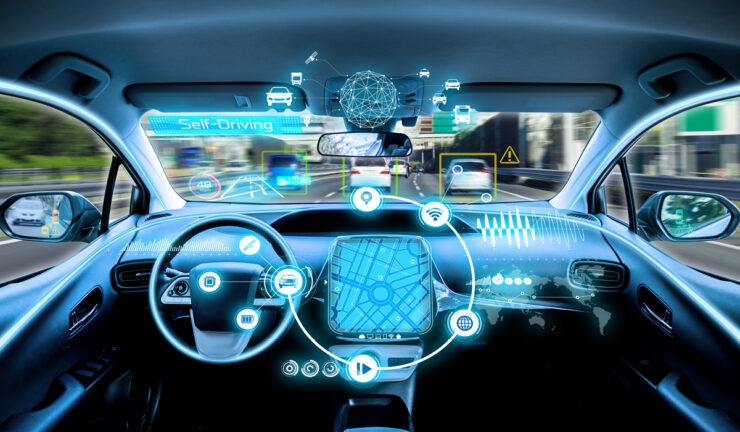 Technology and Connectivity in new car